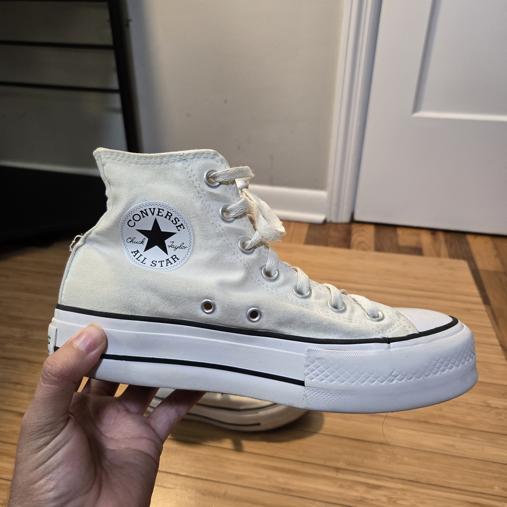 Converse Chuck Taylor All Star Platform High Top Sneakers - White